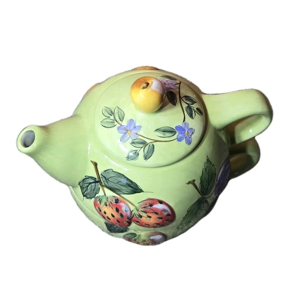 Gibson Teapot Teacup Home Fruit N Berries Tea For‎ One Claire Murray Pantryware